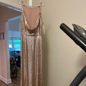 Lulus sequin maxi dress